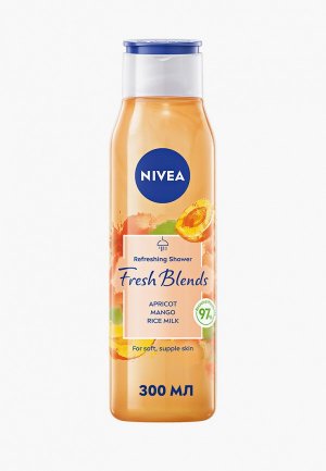 Гель для душа Nivea Fresh Blends Абрикос, 300 мл. Цвет: прозрачный