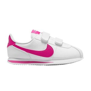 Детские кроссовки Cortez Basic SL PSV White Pink Prime 904767-109 Nike