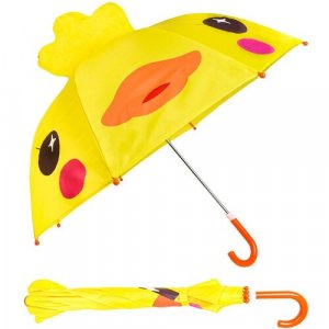 Зонт-трость , желтый Рыжий кот. Цвет: желтый