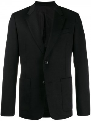 Пиджак на двух пуговицах AMI Paris. Цвет: черный