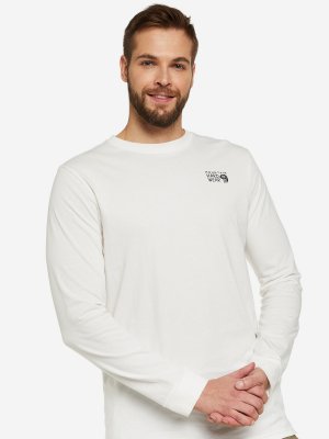 Лонгслив мужской Logo in a Box Long Sleeve, Белый, размер 48 Mountain Hardwear. Цвет: белый