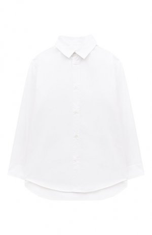 Хлопковая рубашка Dal Lago. Цвет: белый