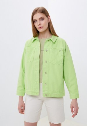 Куртка джинсовая Helmidge. Цвет: зеленый