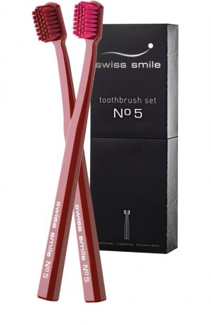 Набор зубных щёток №5 Swiss Smile. Цвет: бесцветный