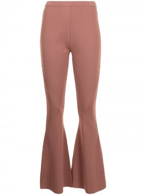 Расклешенные брюки Dion Lee. Цвет: розовый