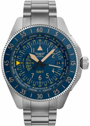 Швейцарские наручные мужские часы V.1.37.0.304.5. Коллекция Airacobra Aviator