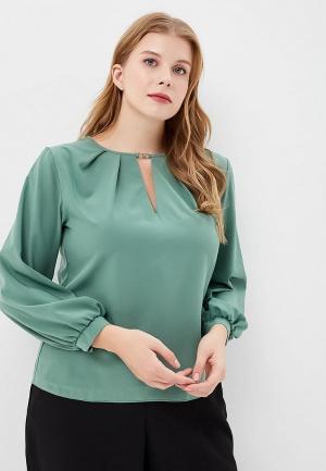 Блуза Liora. Цвет: зеленый