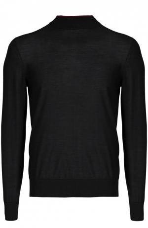 Вязаный пуловер Brioni. Цвет: темно-синий