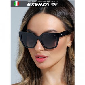 Солнцезащитные очки , черный Exenza. Цвет: черный