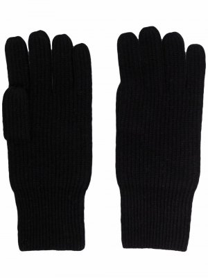 Ribbed merino-wool gloves 12 STOREEZ. Цвет: черный