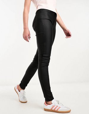 Черные джинсы скинни с покрытием Callie Noisy May