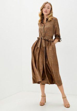 Платье Kata Binska LILIT. Цвет: коричневый