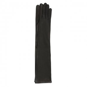 Кожаные перчатки Dries Van Noten. Цвет: чёрный