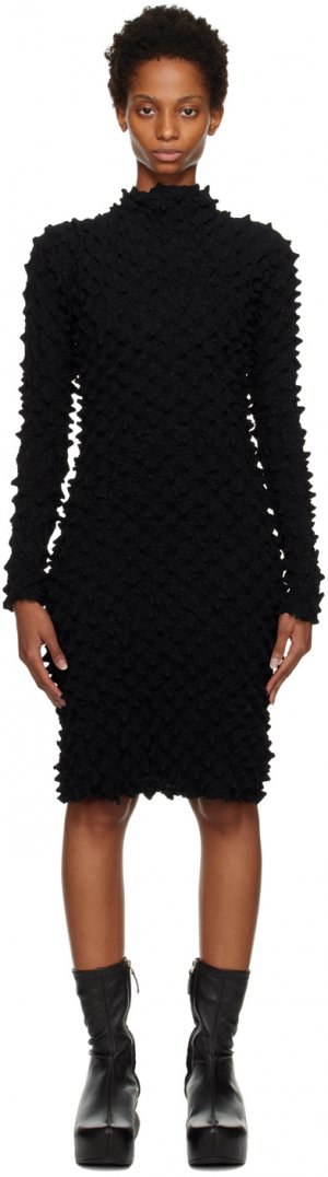Эксклюзивное черное мини-платье SSENSE Marques Almeida