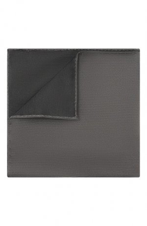 Шелковый платок Giorgio Armani. Цвет: серый