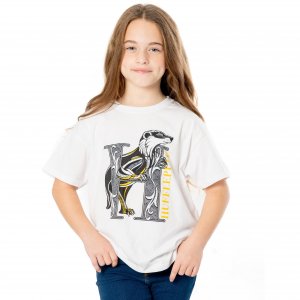 Детская белая футболка с мозаикой «Гарри Поттер» из Хаффлпаффа Rubie's, мультиколор Rubie's