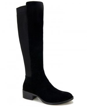 Женские ботинки для верховой езды Levon с высоким голенищем , цвет Black Suede Kenneth Cole New York