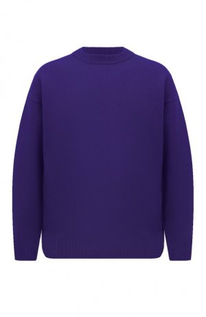 Шерстяной свитер Jil Sander. Цвет: фиолетовый