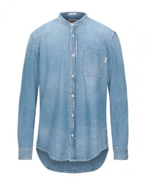 Джинсовая рубашка ROŸ ROGER'S. Цвет: синий