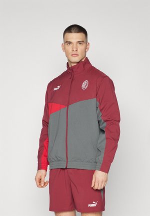 Куртка для тренировок AC MILAN WOVEN JACKET Puma, цвет red/grey PUMA