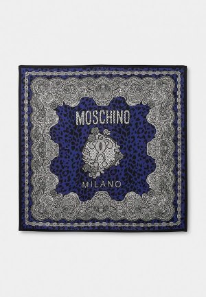 Платок Moschino. Цвет: синий