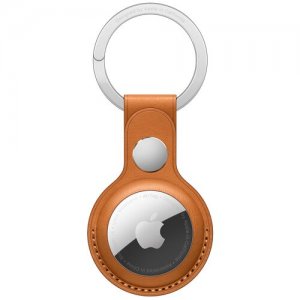 Брелок AirTag MMF93ZM/A Leather Key Ring Midnight (Полуночный) Apple