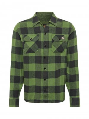 Рубашка на пуговицах стандартного кроя New Sacramento, зеленый/темно-зеленый Dickies