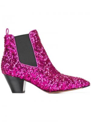 Ботинки челси Kim Marc Jacobs. Цвет: розовый и фиолетовый