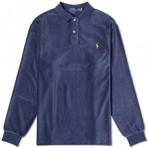 Вельветовая рубашка-поло с длинными рукавами Polo Ralph Lauren