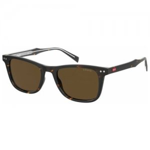 Солнцезащитные очки Levis, коричневый LEVIS. Цвет: коричневый