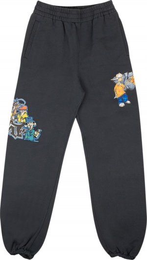 Спортивные брюки Graff Pupp Slim Sweatpants 'Outer Space', синий Off-White