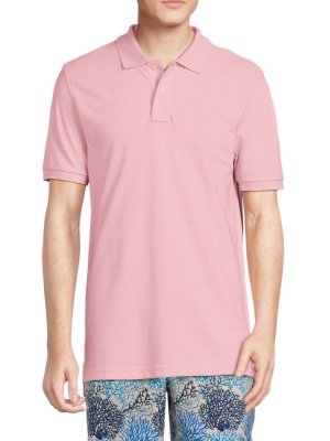 Хлопковая рубашка-поло Sunmore PIma , цвет Blush Pink Swims