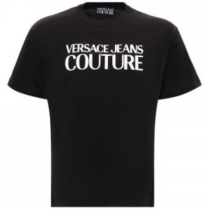 Футболка Versace Jeans Couture. Цвет: чёрный