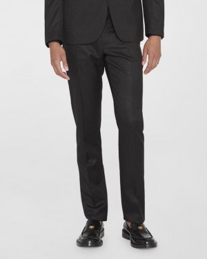 Мужские брюки-смокинги с заклепками Barocco Versace