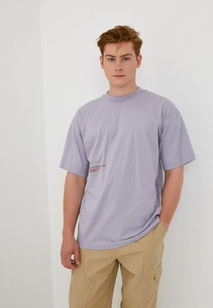 Футболка Calvin Klein Jeans. Цвет: фиолетовый