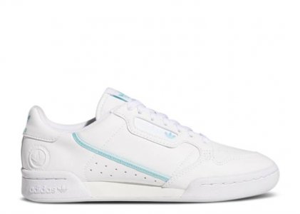 Кроссовки WMNS CONTINENTAL 80 VEGAN 'WHITE HALO MINT', белый Adidas