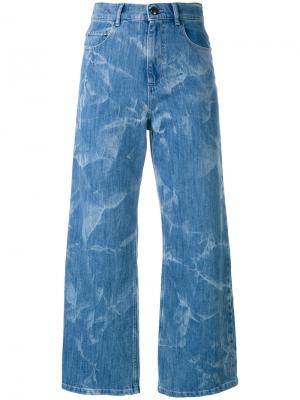 Укороченные брюки с завышенной талией Sonia By Rykiel. Цвет: синий