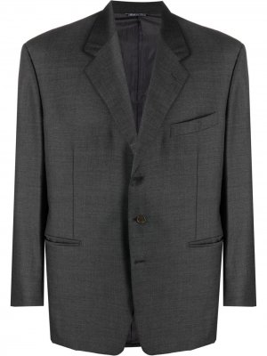 Пиджак 2000-х годов с заостренными лацканами Gianfranco Ferré Pre-Owned. Цвет: серый