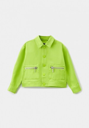 Куртка Gulliver. Цвет: зеленый