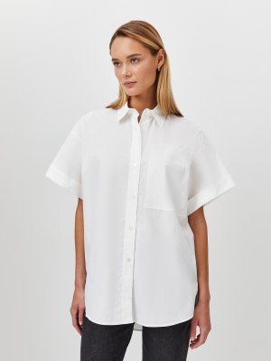 Блузки Just Clothes. Цвет: белый