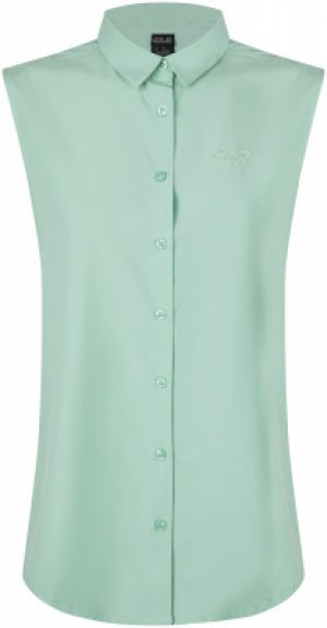 Рубашка без рукавов женская Jack Wolfskin Sonora, размер 46-48. Цвет: зеленый