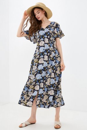 Платье baon. Цвет: синий