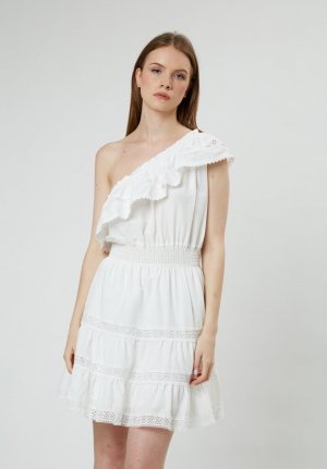 Повседневное платье ONE-SHOULDER INFLUENCER, цвет white Influencer