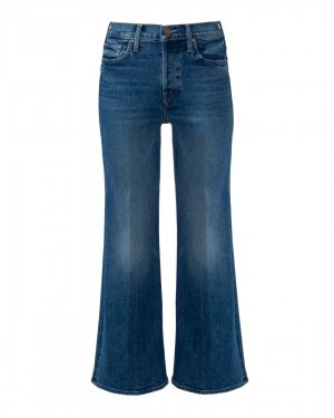Широкие джинсы Mother Denim. Цвет: синий