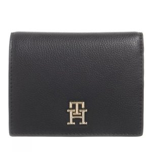 Кошелек th casual tri-fold wallet , черный Tommy Hilfiger