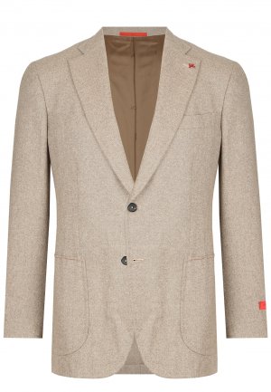 Пиджак ISAIA. Цвет: коричневый