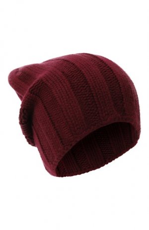 Кашемировая шапка Tegin. Цвет: бордовый