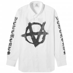 Рубашка Double Anarchy, белый Vetements