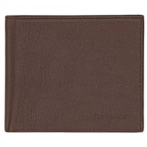 Бумажник , фактура гладкая, коричневый Davidoff. Цвет: коричневый