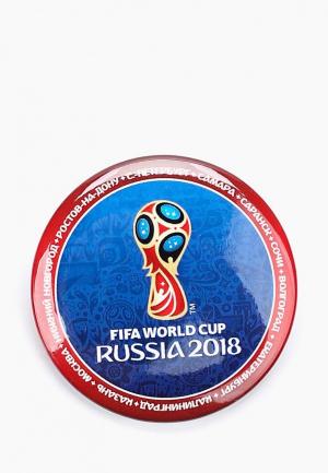 Значок 2018 FIFA World Cup Russia™. Цвет: красный